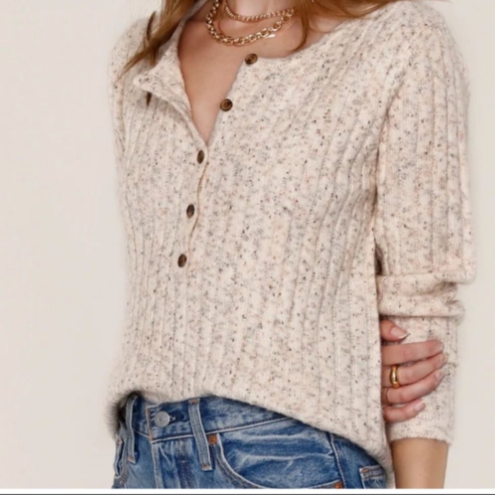 Heartloom Lilah Sweater Neautral Size Small